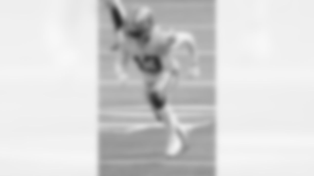 San Francisco 49ers wide receiver Richie James (13) runs a route during an NFL football game against the Los Angeles Rams, Nov. 29, 2020 in Inglewood, Calif. (Ben Liebenberg via AP)