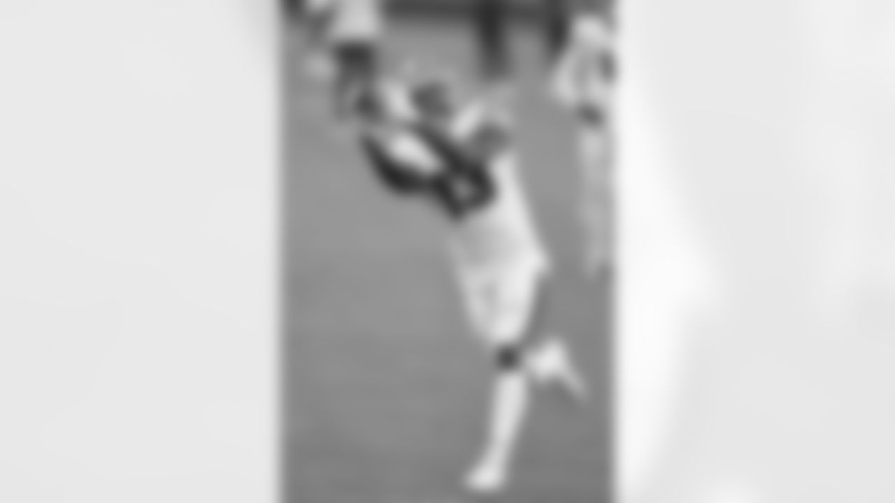 San Francisco 49ers wide receiver Richie James (13) catches a pass during an NFL football game against the Los Angeles Rams, Sunday, Oct. 18, 2020 in Santa Clara, Calif. The 49ers defeated the Rams 24-16. (Greg Trott via AP)