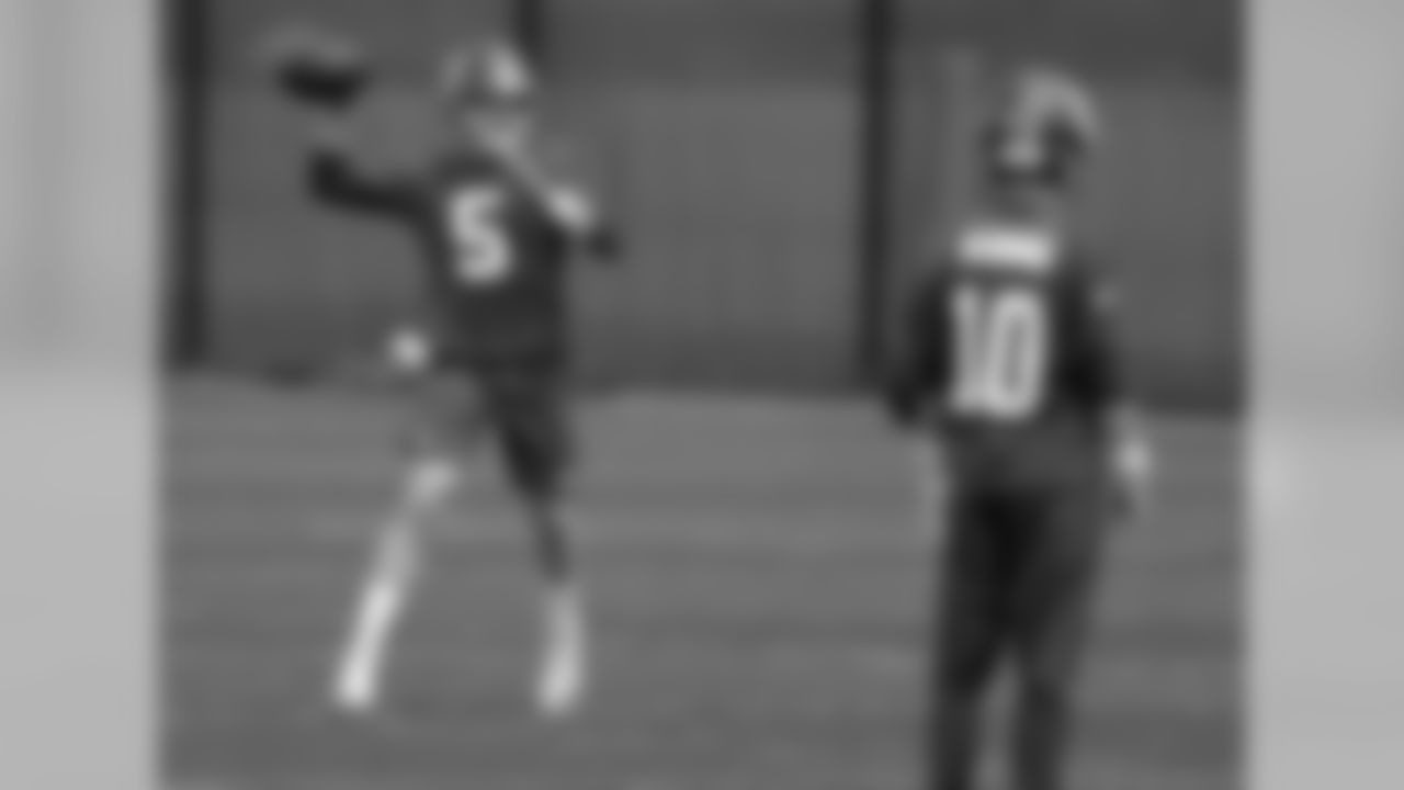 QB DAVIS WEBB
The Giants did not take a quarterback with the second overall pick, but they did draft one in the fourth round in Richmond's Kyle Lauletta. What that means for Davis Webb in the backup QB competition remains to be seen and depends on their play, starting with OTAs.