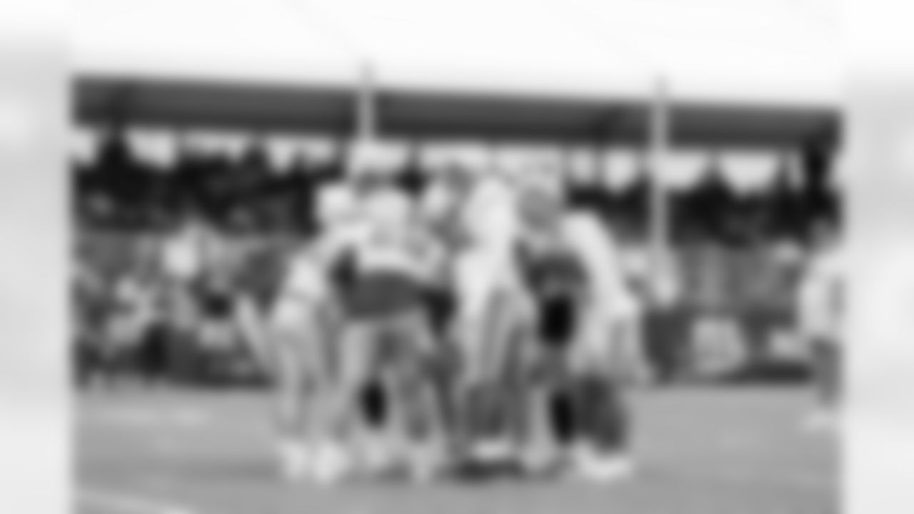 C John Michael Schmitz Jr. (61), G Ben Bredeson (68), T Andrew Thomas (78), WR Isaiah Hodgins (18)