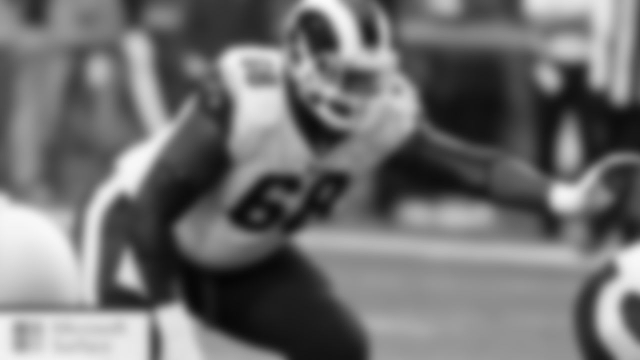 G JAMON BROWN
Brown, acquired last week off waivers from the Rams, will likely make his Giants' debut against the 49ers at right guard. Last season, he started all 17 games at right guard for the NFC West champions. This year, he played in six games for Los Angeles, which was the NFL's last unbeaten team before falling to New Orleans last Sunday.
