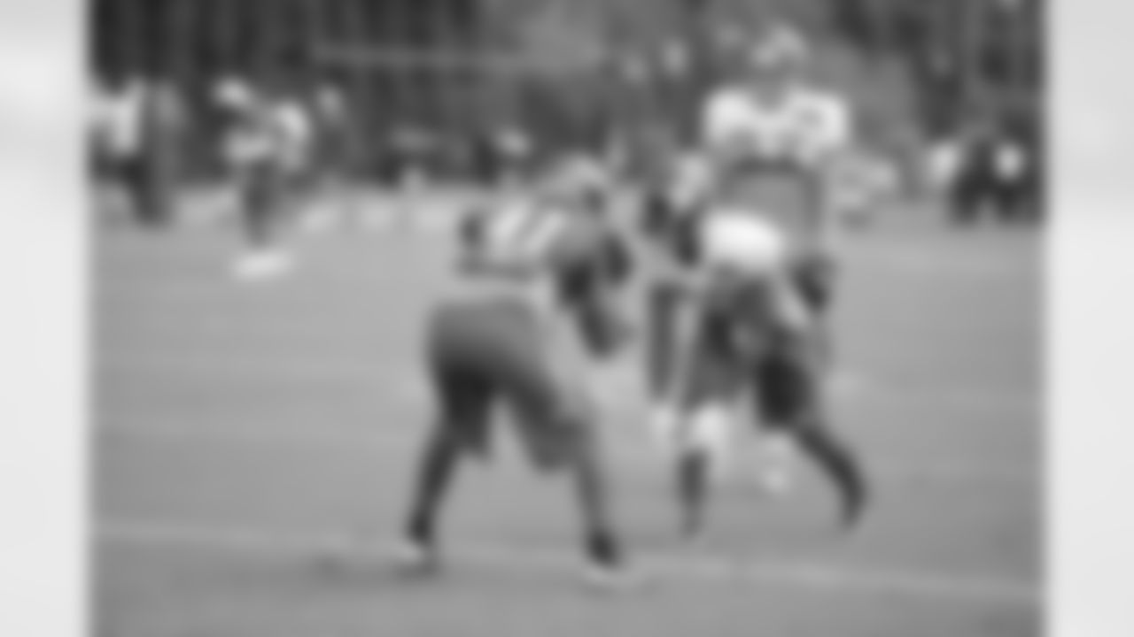 DRC on front four, "When you know you've got some guys that can get after that ball on our front four, it makes you feel a little bit better about yourself. You know the ball has to come out quick, so it does put pressure on you."