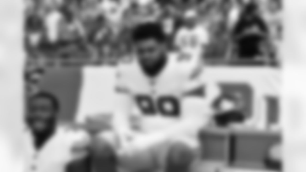 New York Giants defensive tackle RJ McIntosh (90) takes part in a week 3 regular season game against the Tampa Bay Buccaneers at Raymond James Stadium on Sunday September 22, 2019 in East Rutherford, New Jersey