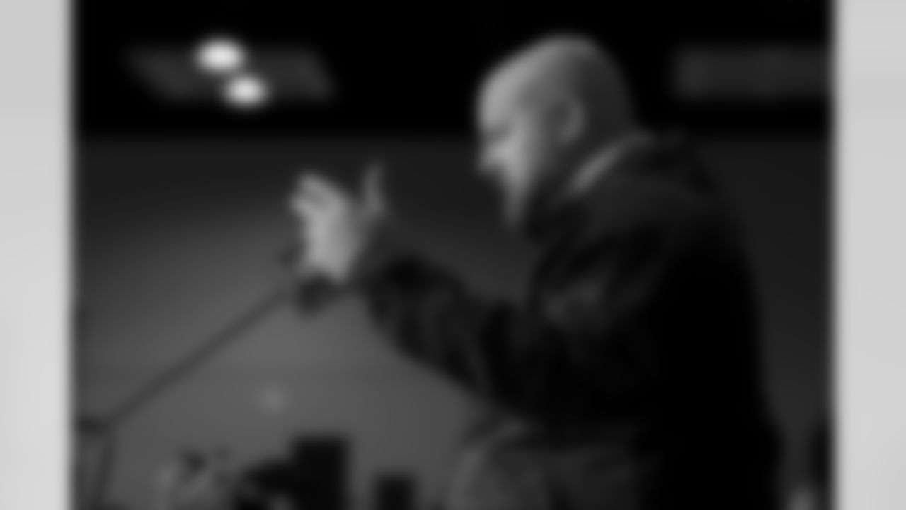 New York Giants head coach Brian Daboll speaks at a press conference on Tuesday, Mar. 1, 2022 in Indianapolis. (Aaron Doster/NFL)