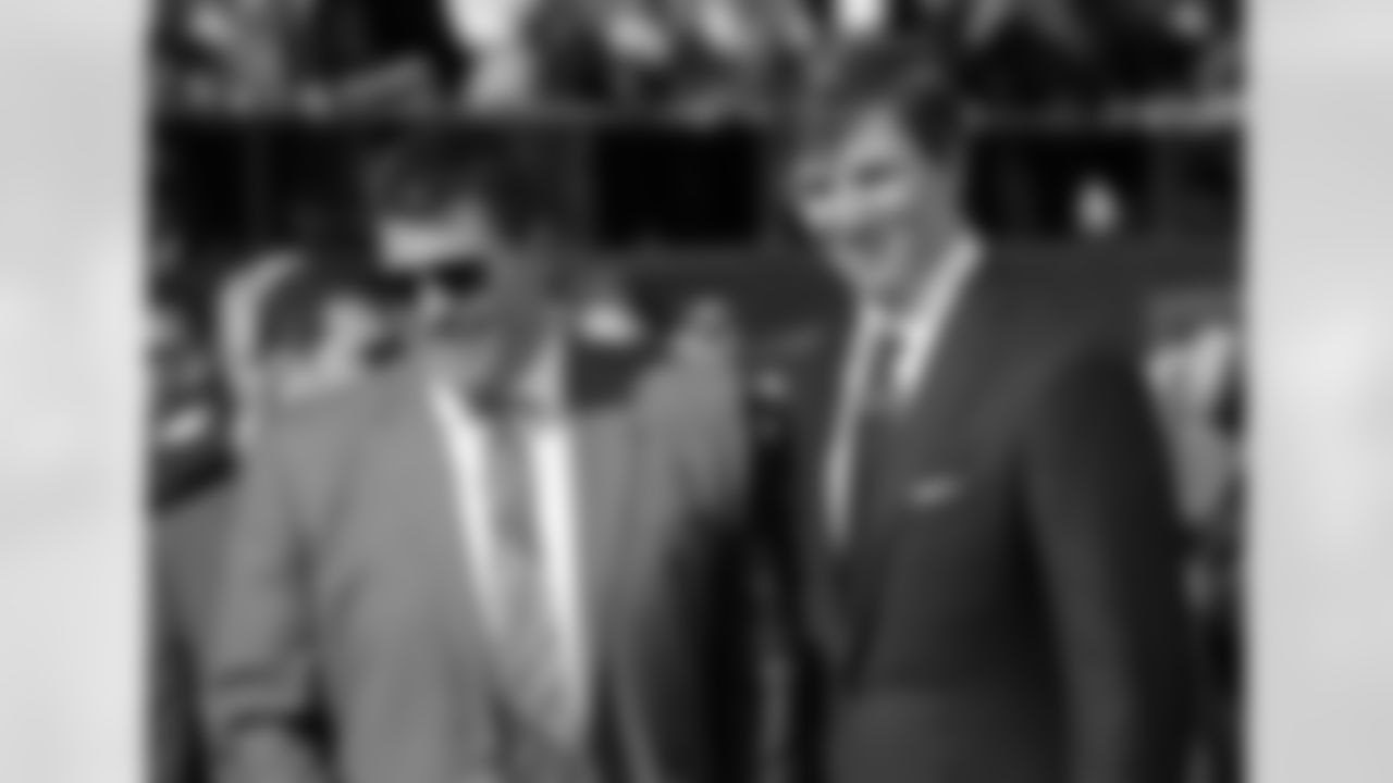 Eli Manning with Mark Schlereth