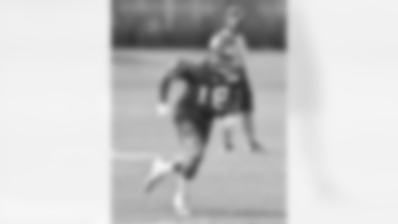 New York Giants C.J. Board (18) during a training camp practice at Quest Diagnostics Training Center on Thursday August 27, 2020 in East Rutherford, New Jersey