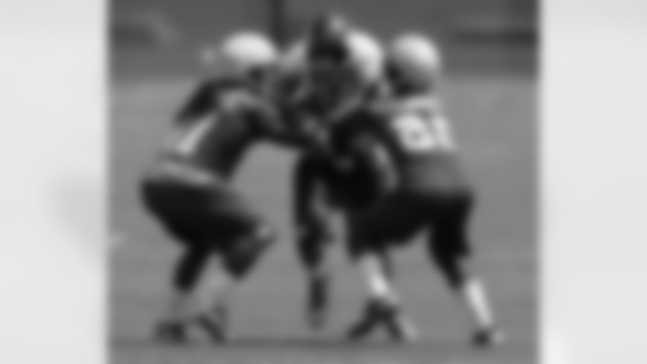 CB David Caldwell, left, 5-11, 212, Age: 26, College: William & Mary and CB Charles James, right, 5-9, 179, Age: 23, College: Charleston Southern