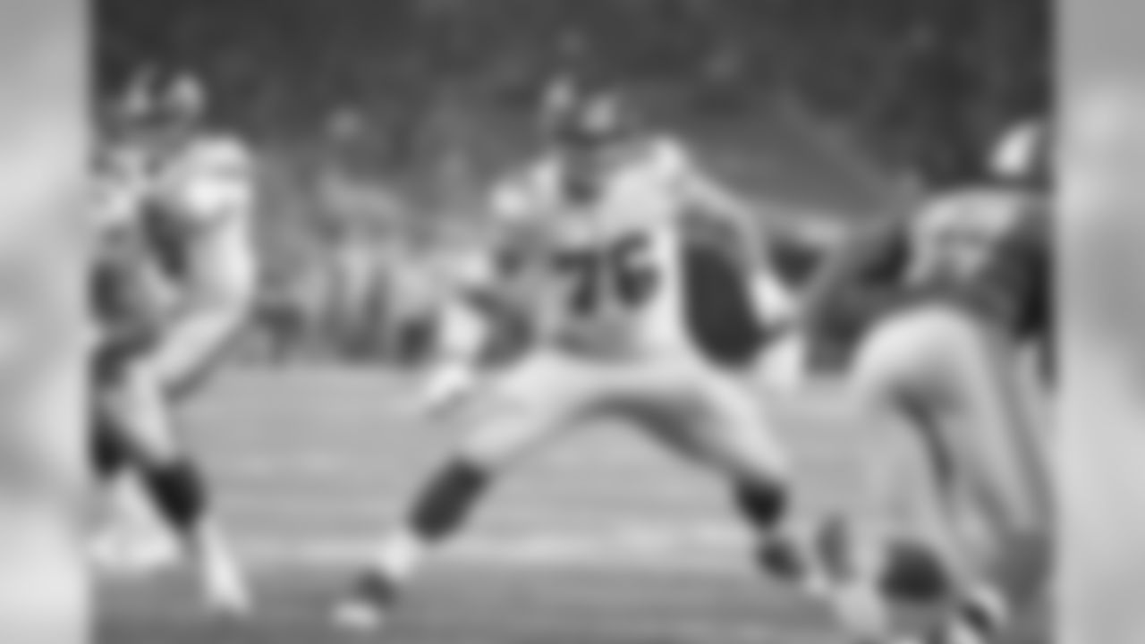 New York Giants offensive tackle Nate Solder (76) during a preseason NFL football game against the Detroit Lions on Friday August 17, 2018 in Detroit (Evan Pinkus via AP)