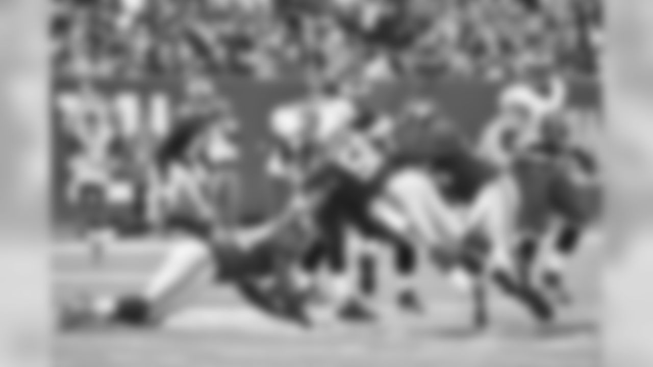 Linebacker Mark Herzlich sacks Sanchez, eventually forcing the Eagles to punt.