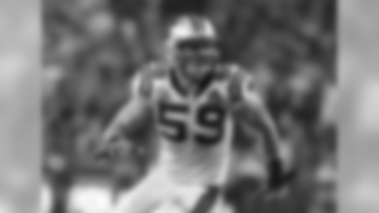 LB Luke Kuechly, Carolina PanthersCollege: Boston CollegeRookies season (2012): 16 GS, 164 tackles, 1.0 sack, 8 PD, 2 INTNotes: 2013 AP NFL Defensive Players of the Year, 2012 AP NFL Defensive Rookie of the Year, 2x Pro Bowl, 2x All-Pro, 2x league tackles leader