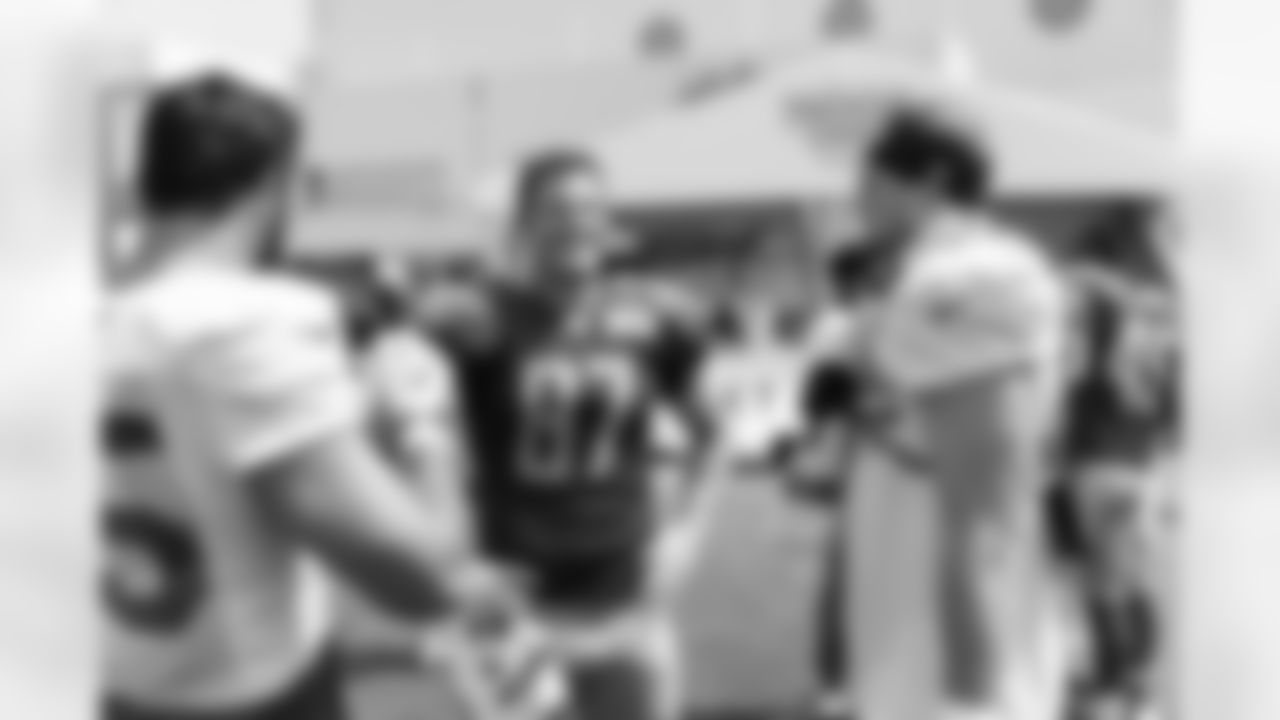 TE Chris Myarick (85), TE Daniel Bellinger (82)