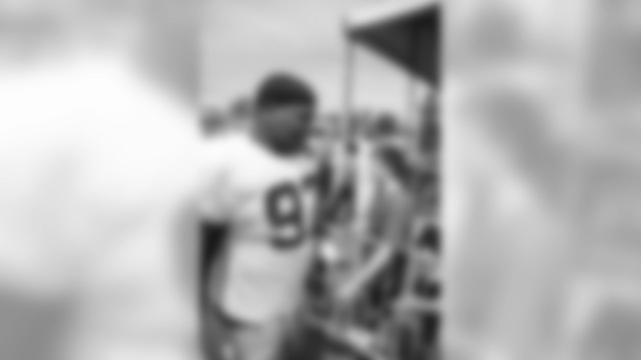 DL Dexter Lawrence (97) at New York Giants Training Camp 2019 at Quest Diagnostics Training Center in East Rutherford, NJ