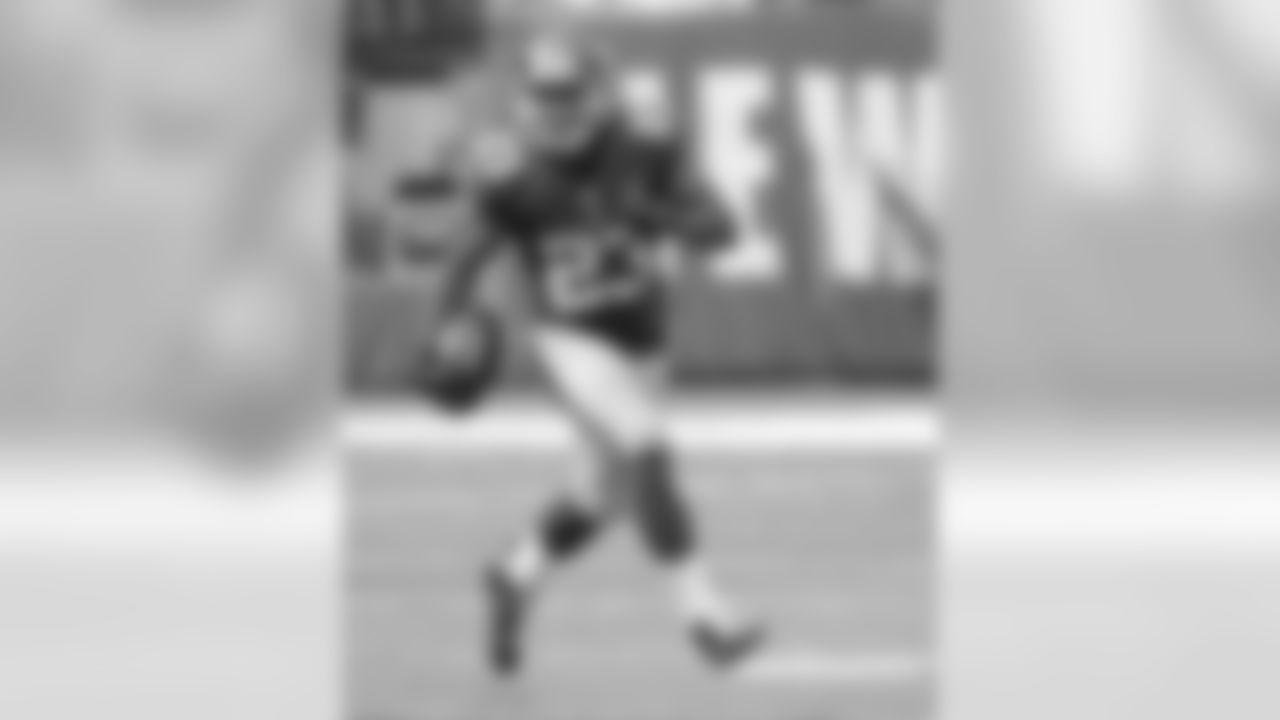 Running Backs: A+"Career day for Rashad Jennings. I'm really happy that this guy has really worked his way into being a solid No. 1 running back. You hope to see more games north of 100 yards rushing for him."