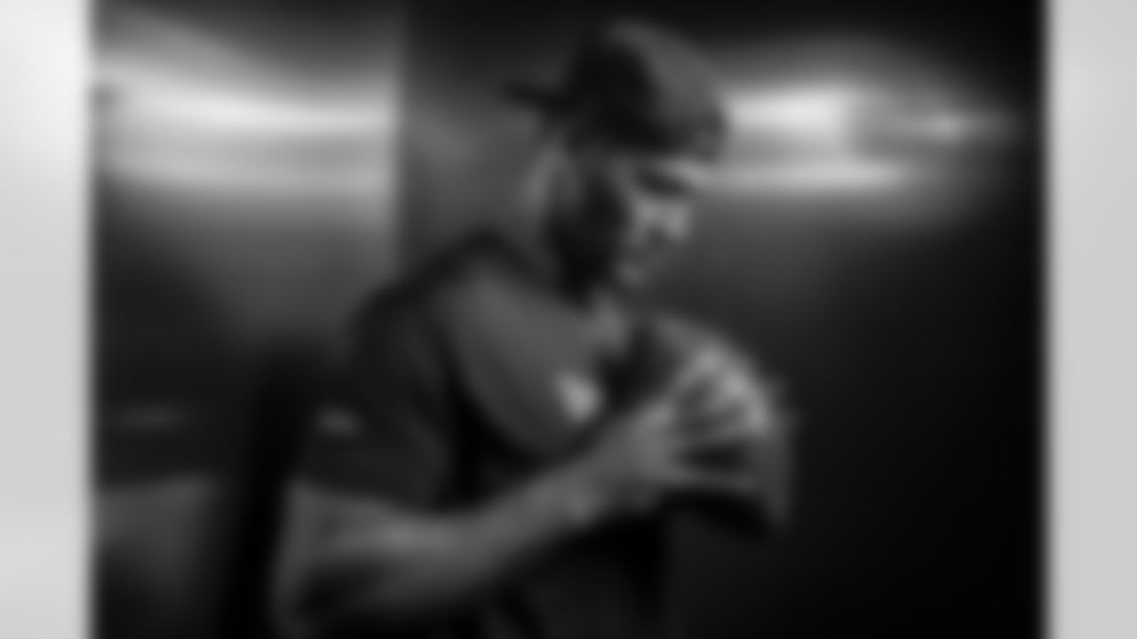 Tulsa Linebacker Zaven Collins poses for a portrait Wednesday, March 10, 2021 in Frisco, TX. (Todd Rosenberg via AP)