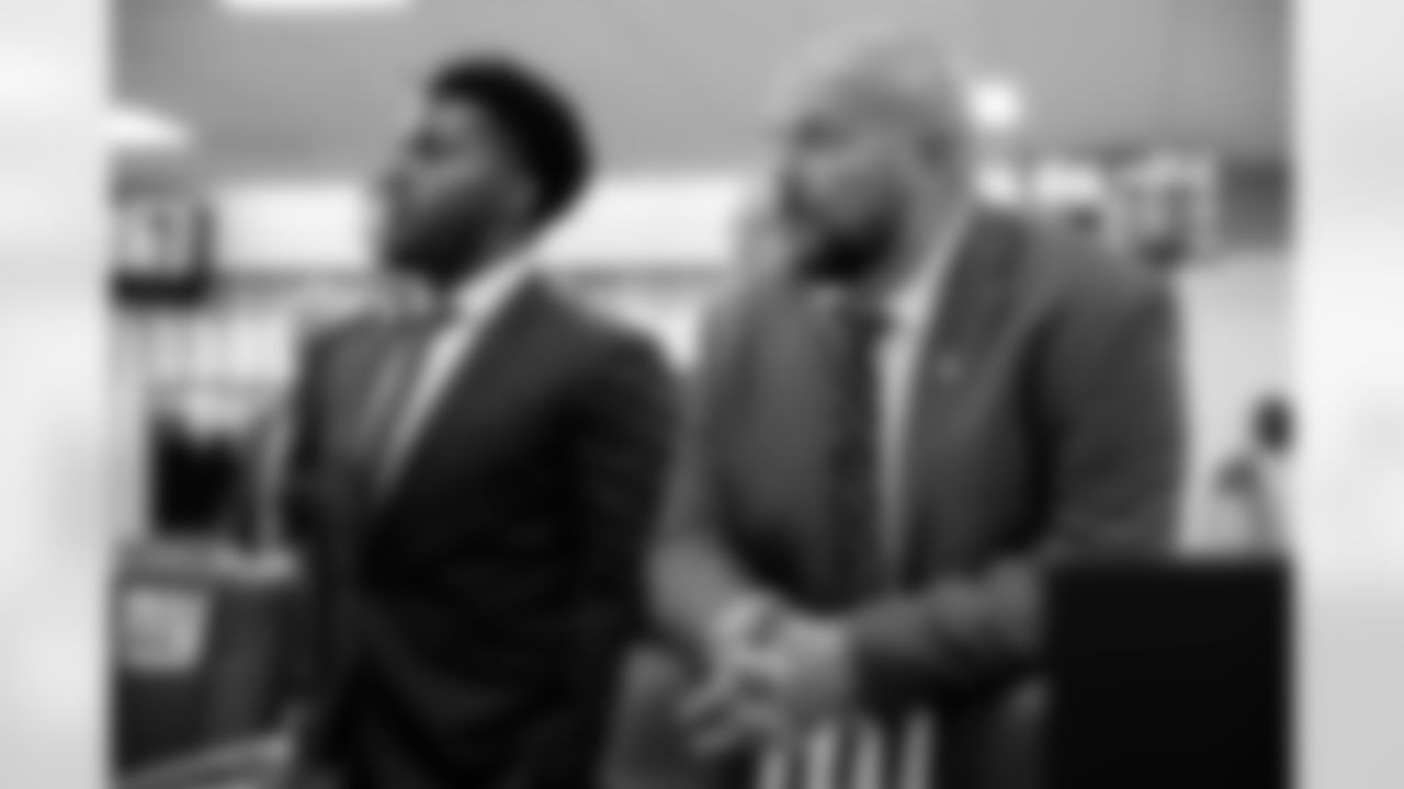 Assistant General Manager Brandon Brown, Head Coach Brian Daboll