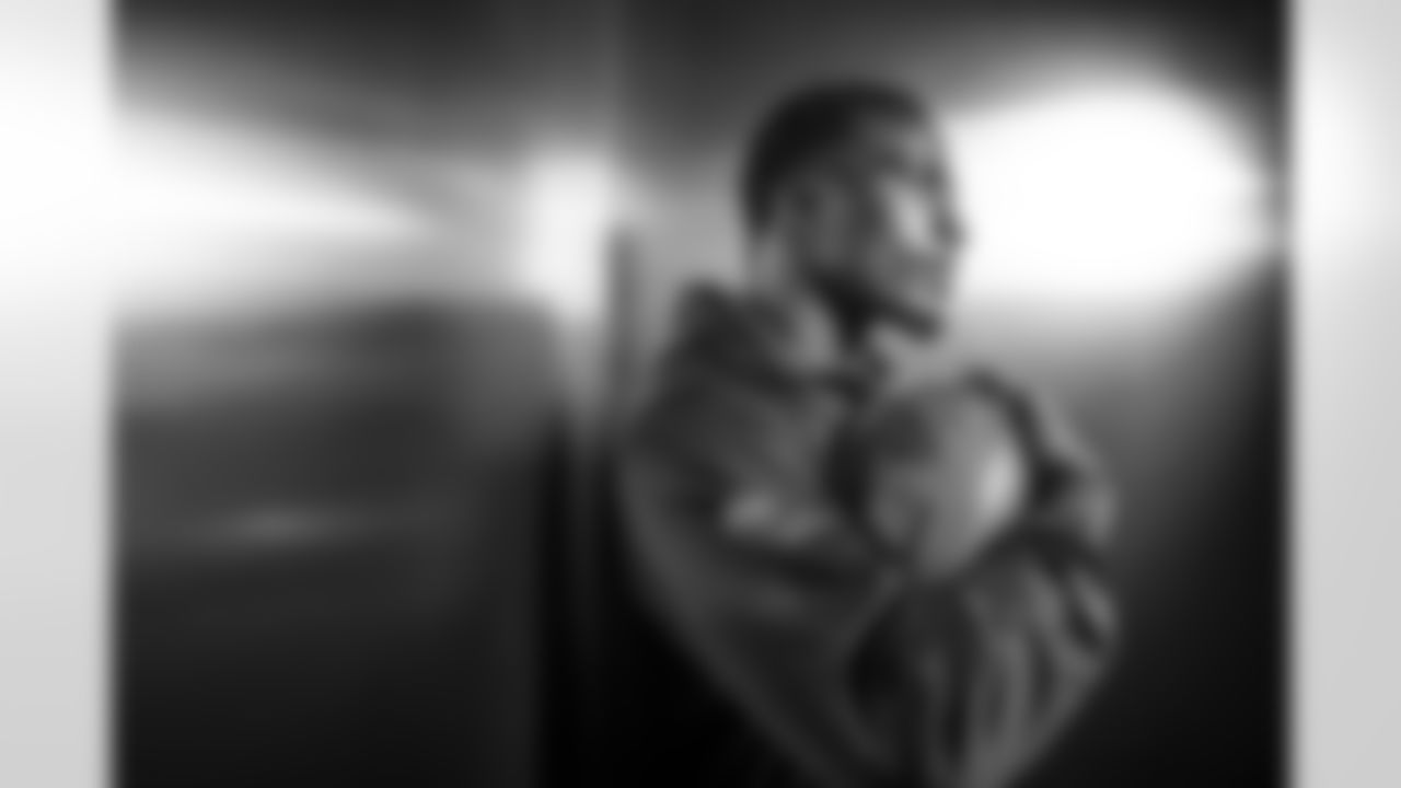Alabama linebacker Dylan Moses poses for a portrait Saturday March 13, 2021 in Pensacola, FL. (Todd Rosenberg via AP)