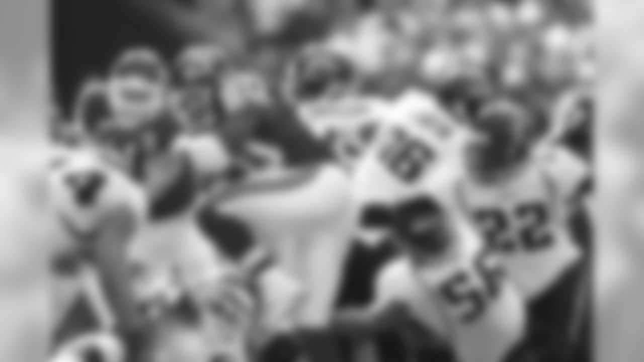 74 Aaron Kampman, #96 Terrance Knighton, #56 Justin Durant, #22 Don Carey