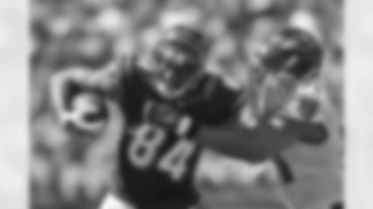 At 6-foot-5-inches and 260 pounds, Gresham poses matchup problems wherever he lines up on the field. He ranks second and third, respectively, with 28 receptions and 211-yards.