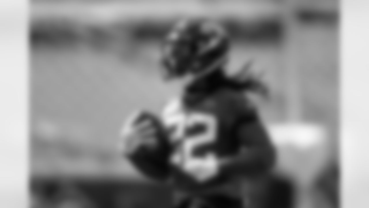 Jacksonville Jaguars running back JaMycal Hasty (22) during OTAs at TIAA Bank Field in Jacksonville, FL on May 29, 2023. (Kam Nedd/Jacksonville Jaguars)
