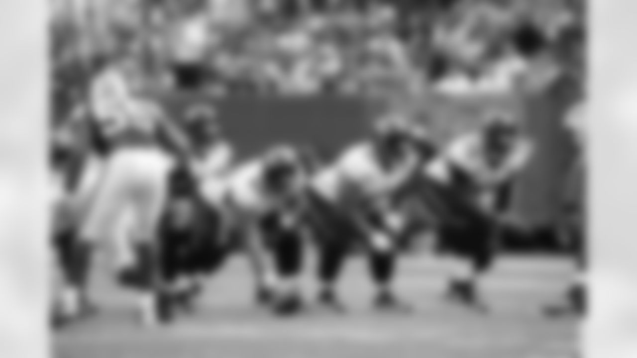9 David Garrard, #63 Brad Meester, #67 Vince Manuwai, #75 Eugene Monroe