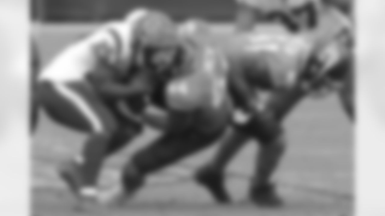 Jacksonville Jaguars linebacker Myles Jack (44) pulls the football from the grasp of Houston Texans running back Duke Johnson (25) with 3:45 to play in the second quarter. The Jaguars recovered the fumble during an NFL football game, Sunday, Nov. 8, 2020 in Jacksonville, Fla.