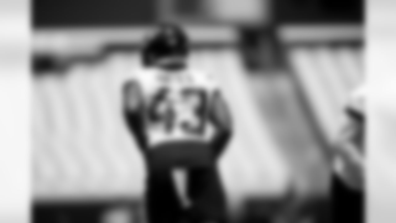 Jacksonville Jaguars cornerback Kaleb Hayes (43) during OTAs at TIAA Bank Field in Jacksonville, FL on June 5, 2023. (Kam Nedd/Jacksonville Jaguars)