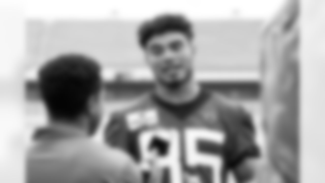 Jaguars tight end Brenton Strange (85) during Mandatory Minicamp at TIAA Bank Field in Jacksonville, FL on June 13, 2023.