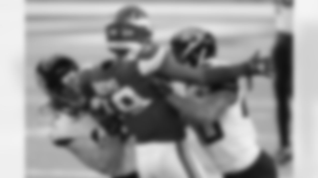 Jacksonville Jaguars safeties Andrew Wingard (42) and Brandon Rusnak (40) block Minnesota Vikings Kris Boyd (29) on a special teams punt return in the fourth quarter during an NFL football game, Sunday, Dec. 6, 2020 in Minneapolis, Mn.