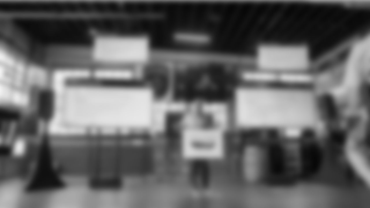 Jaguars President Mark Lamping hosts the first of fourteen community huddles designed to share information about the Stadium of the Future with fans and Jacksonville residents at Strings Sports Brewery on June 12, 2023 in Jacksonville, Fla.