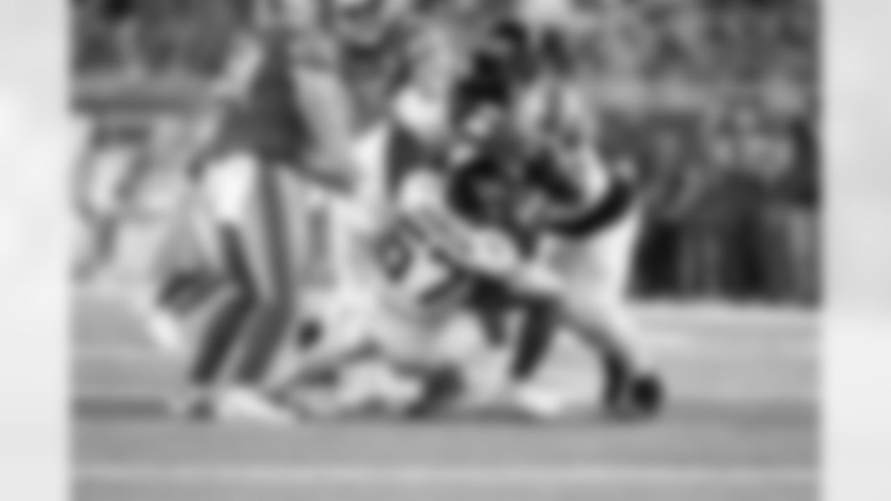 Jacksonville Jaguars vs Detroit Lions
LB Caleb Johnson (57) and DL Jeremiah Ledbetter (99)