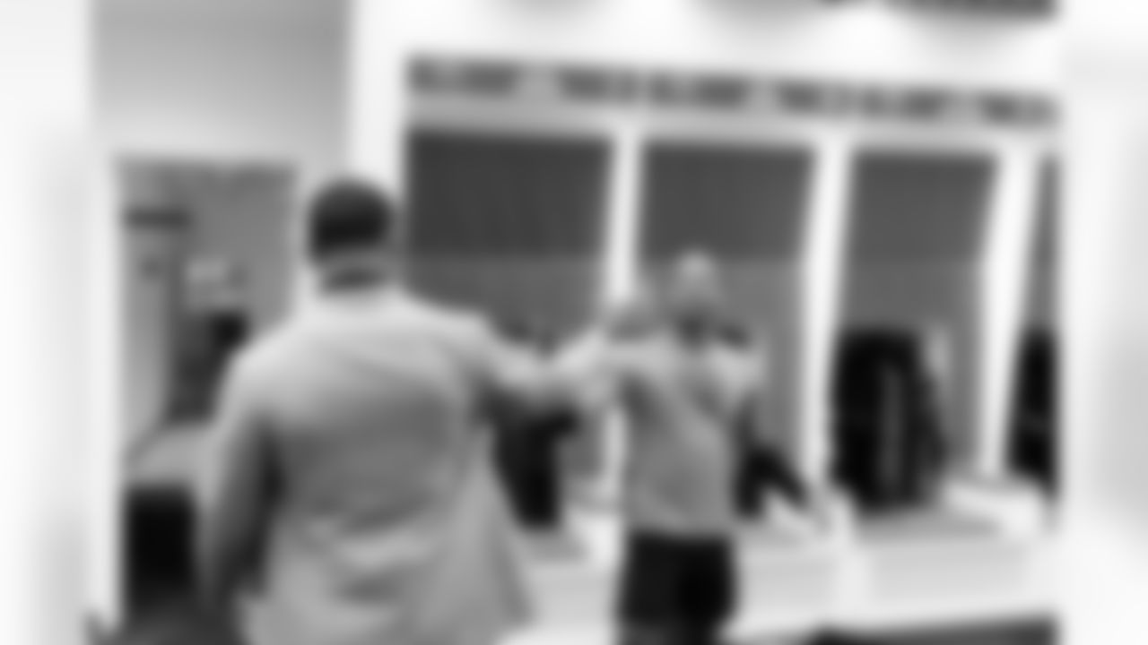 Jaguars tight end Evan Engram takes a tour of the Miller Electric Center and signs his contract on July 17, 2023 in Jacksonville, FL.