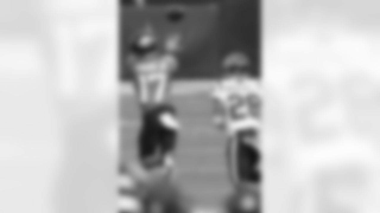 Jacksonville Jaguars receiver DJ Chark Jr. (17) hauls in a 73 yard touchdown catch on the third play of the game against the Houston Texans during an NFL football game, Sunday, Nov. 8, 2020 in Jacksonville, Fla.