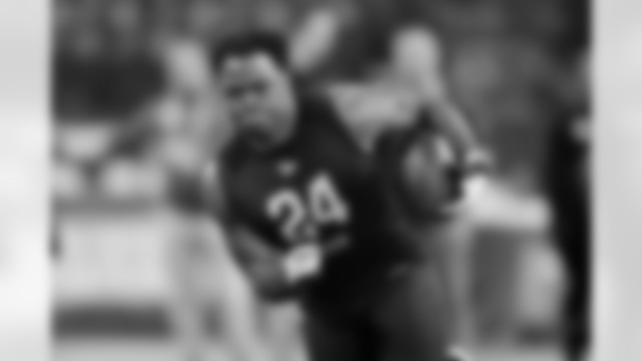 Illinois State running back James Robinson runs a drill at the NFL football scouting combine in Indianapolis, on Feb. 28, 2020. Relative unknown James Robinson has a chance to make NFL history Sunday, Sept. 13, 2020. (AP Photo/Charlie Neibergall)