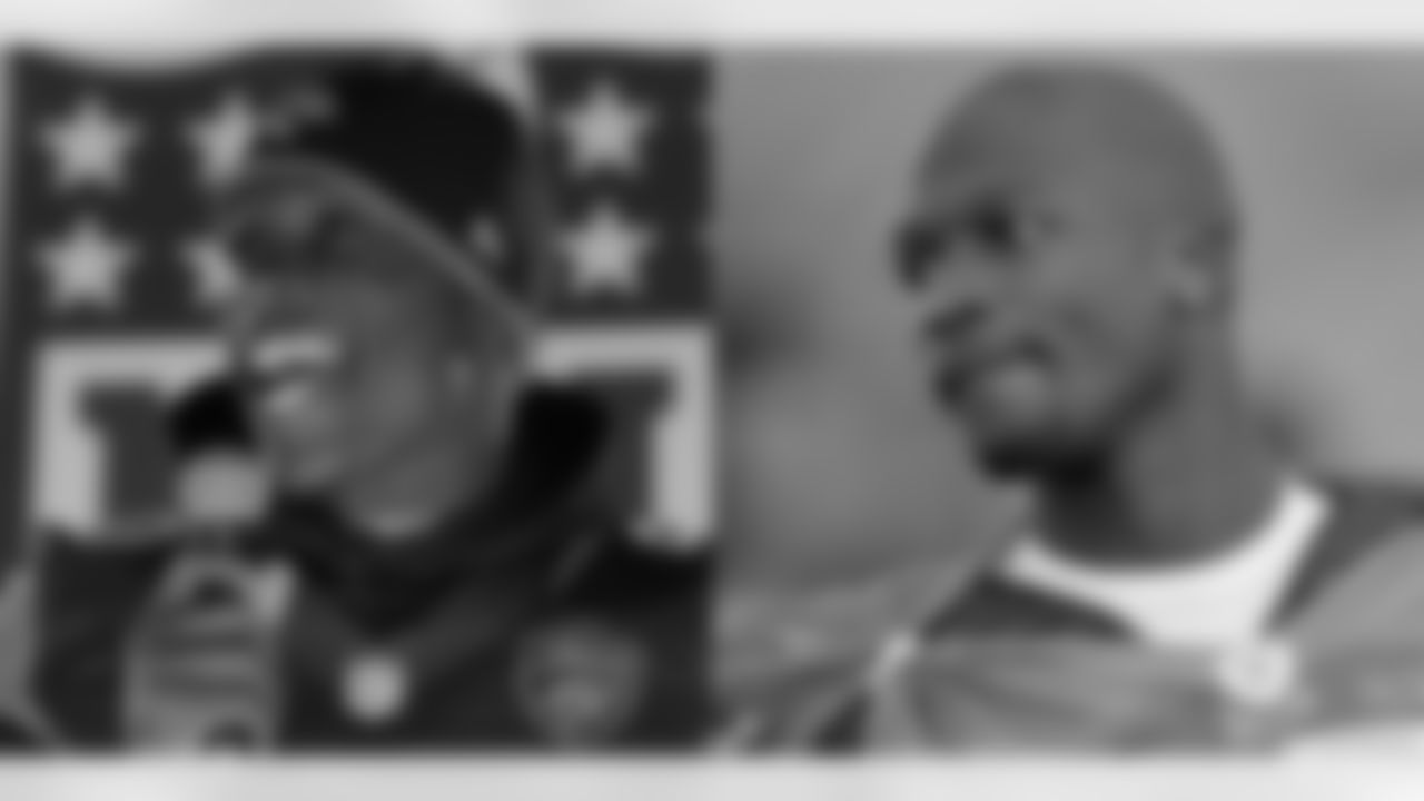 Telvin Smith and Chad Johnson