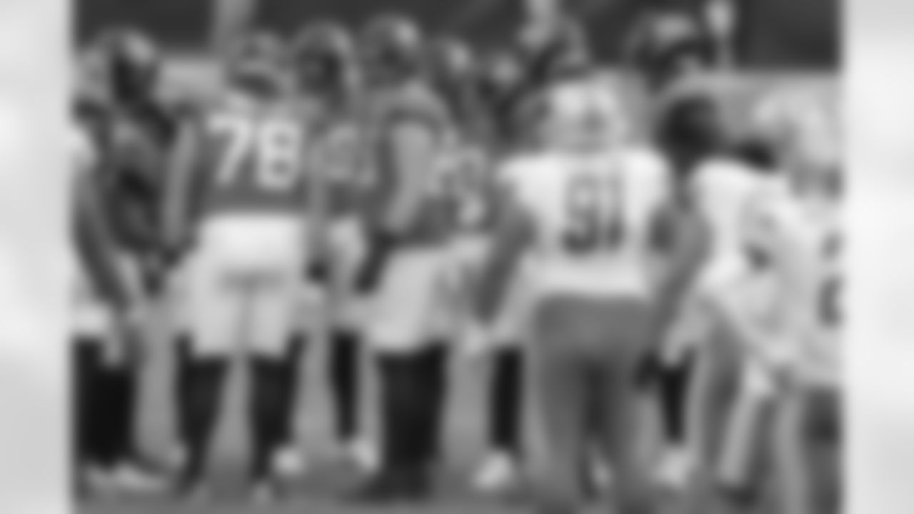 Jacksonville Jaguars center Brandon Linder (65) takes a peak at the Detroit Lions defense from the huddle during an NFL football game, Sunday, Oct. 18, 2020 in Jacksonville, Fla.