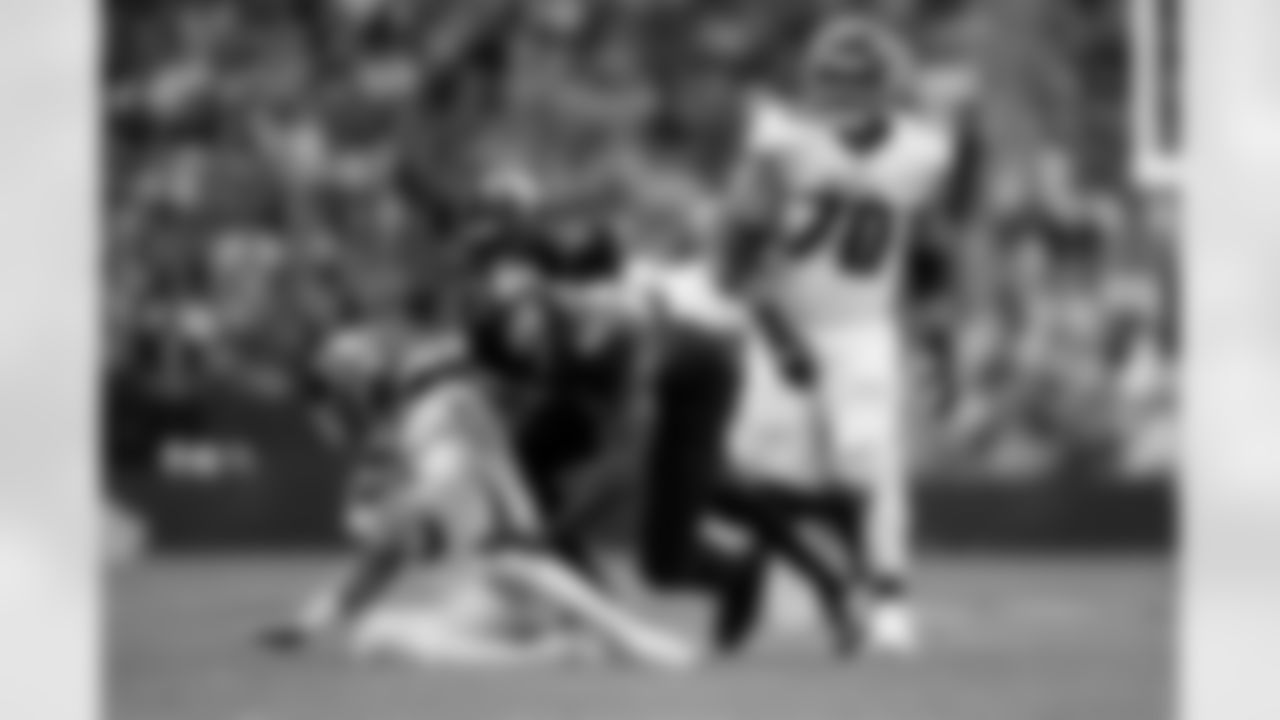 Jacksonville Jaguars vs. Atlanta Falcons
OLB Josh Allen (41) and CB Tre Herndon (37)