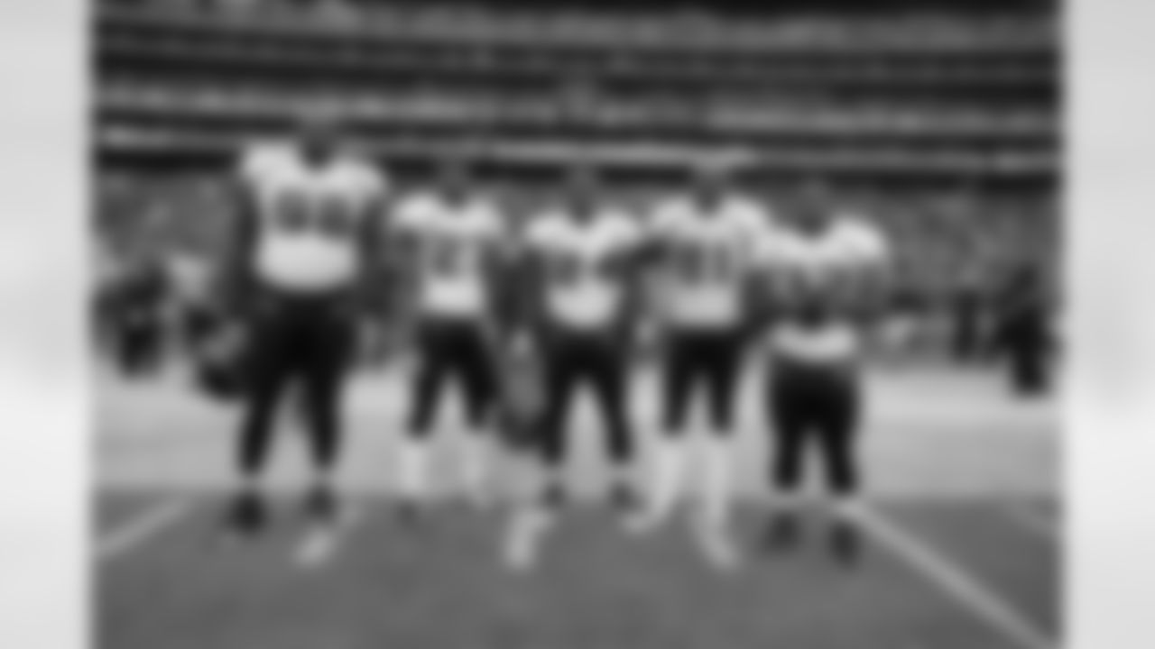 98 John Henderson, #27 Rashean Mathis, #24 Montell Owens, #81 Torry Holt, #32 Maurice Jones-Drew