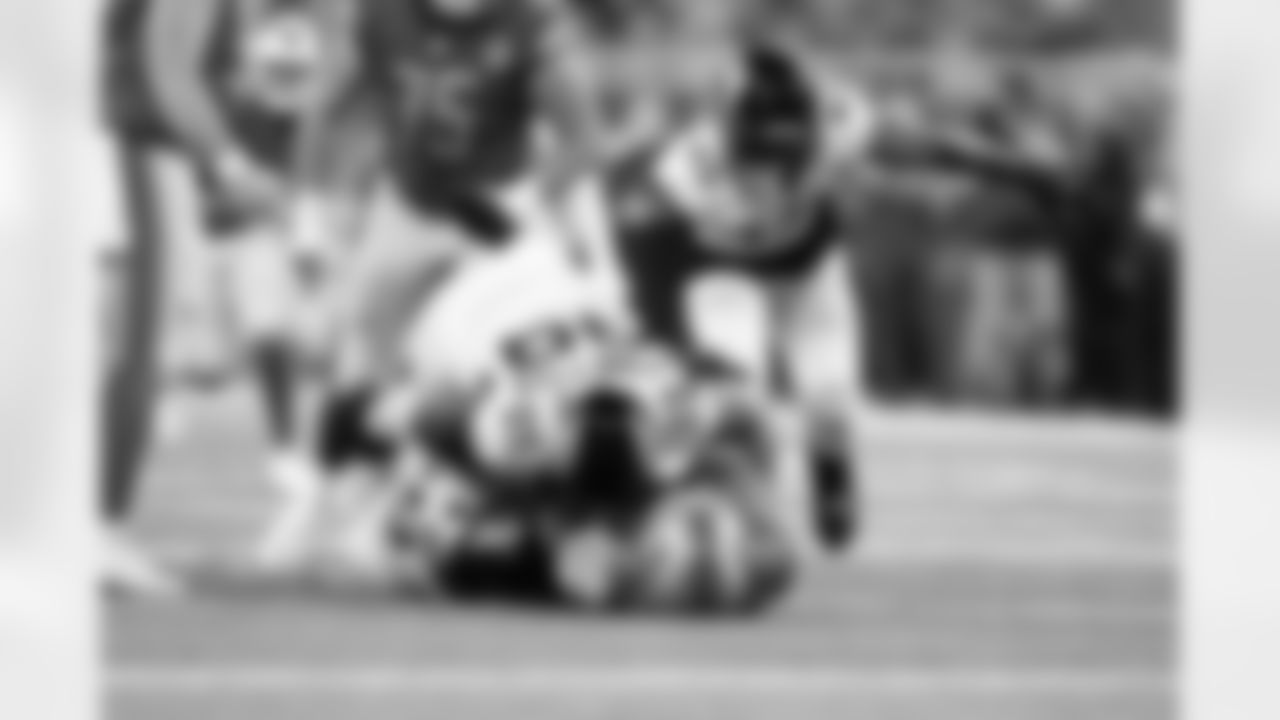 Jacksonville Jaguars vs Detroit Lions
LB Caleb Johnson (57) and DL Jeremiah Ledbetter (99)