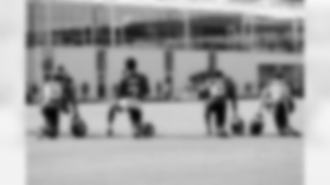 2023 Jaguars Training Camp Practice
WR Christian Kirk (13), WR Zay Jones (7), WR Calvin Ridley (0) and WR Jamal Agnew (39)
