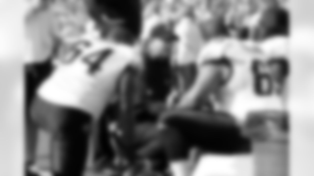 Andy Heck, #69 Khalif Barnes