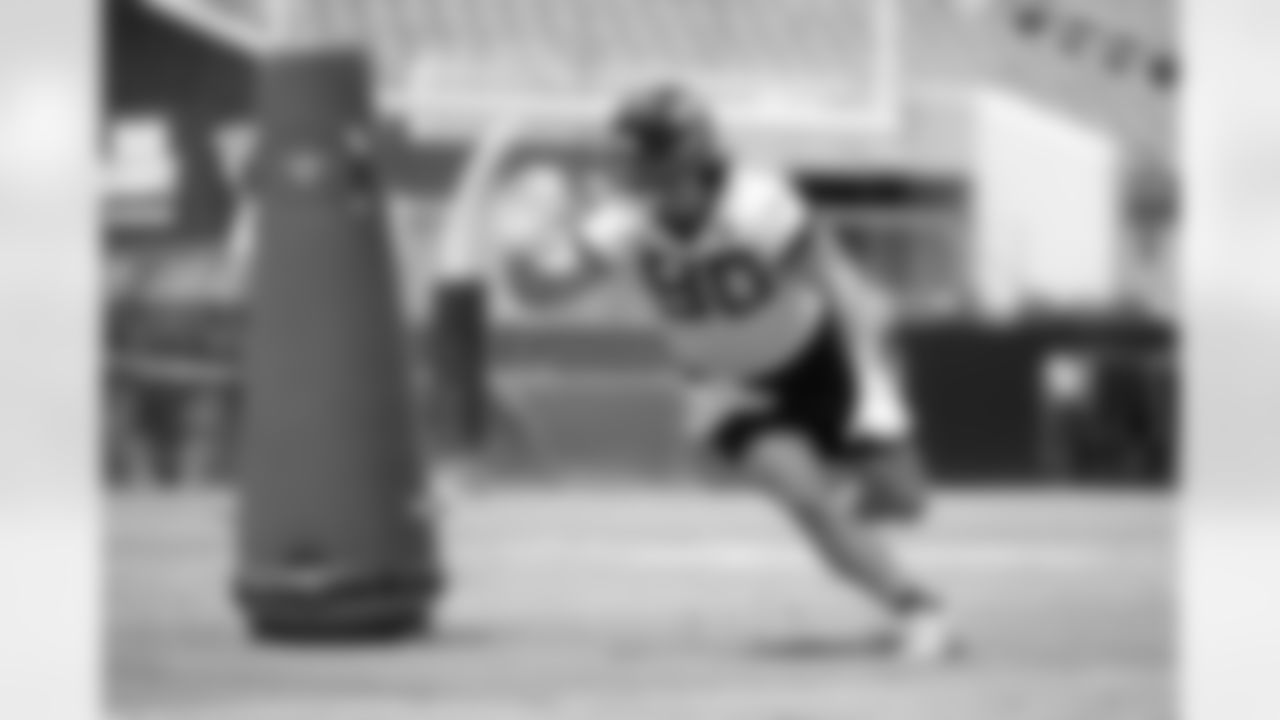 Jacksonville Jaguars defensive lineman Henry Mondeaux (90) during OTAs at TIAA Bank Field in Jacksonville, FL on June 5, 2023. (Kam Nedd/Jacksonville Jaguars)
