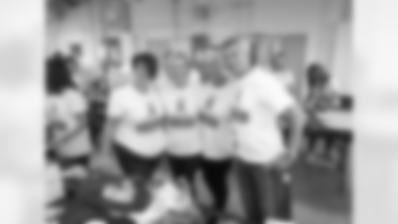 Nov. 4, 2021 - Novo Nordisk staff volunteer to stuff military care packages during Salute to Service month.