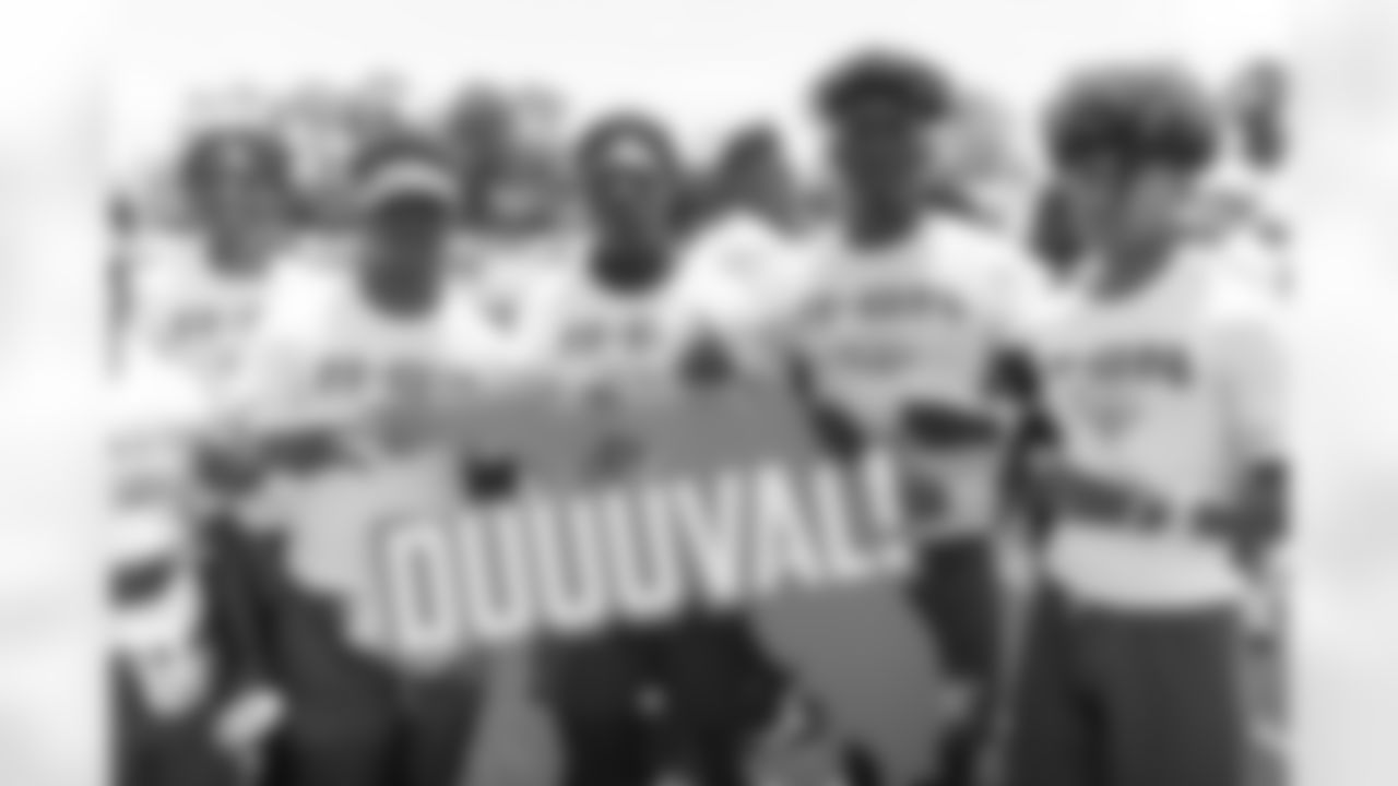 JACKSONVILLE, FLORIDA - July 15, 2022: The Jacksonville Jaguars and Nike host a 11-on-11 high school football tournament on July 15, 2022 in Jacksonville, FL