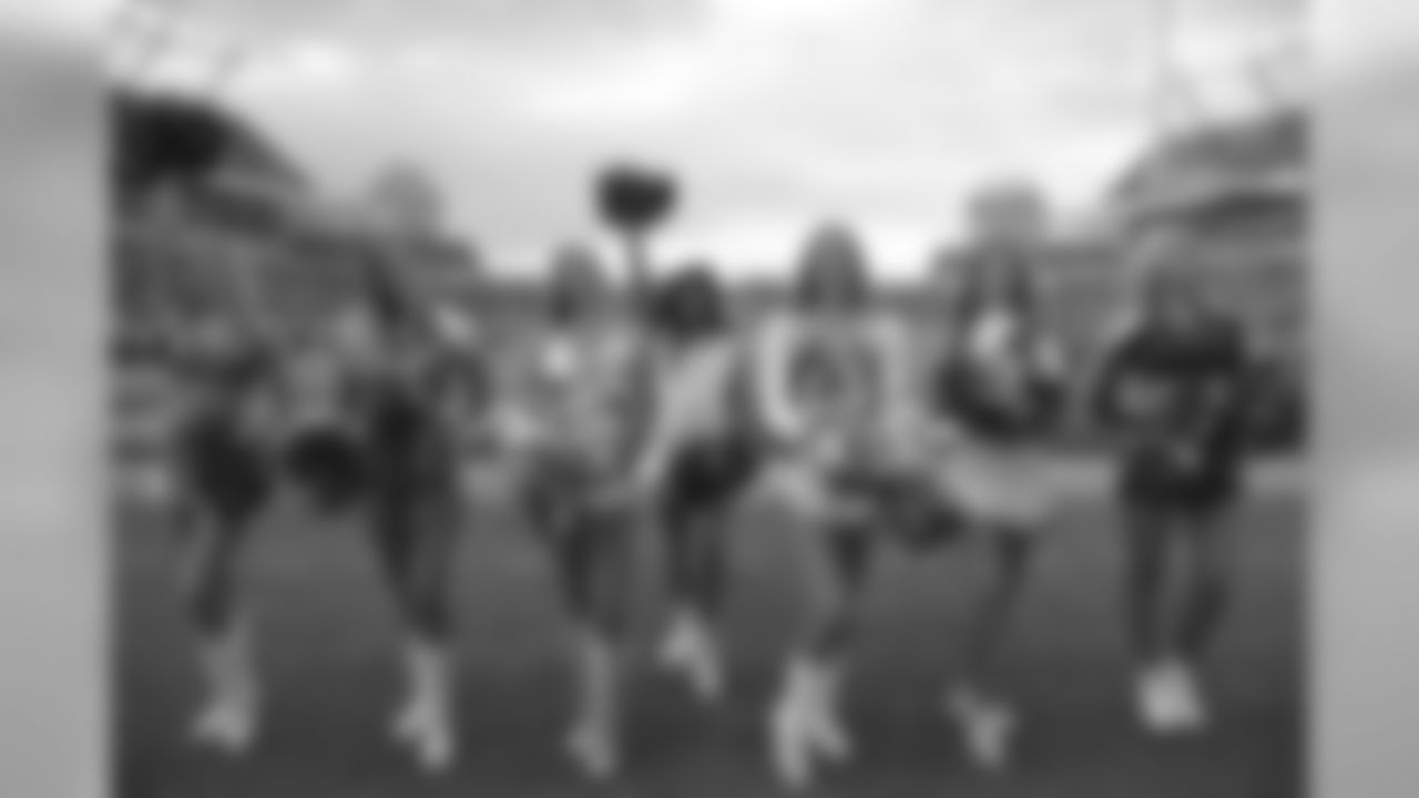 Cheerleaders from representative teams perform during the second half of the NFL Pro Bowl football game between the AFC and the NFC Sunday, Jan. 26, 2020 in Orlando, Fla. (AP Photo/Phelan M. Ebenhack)