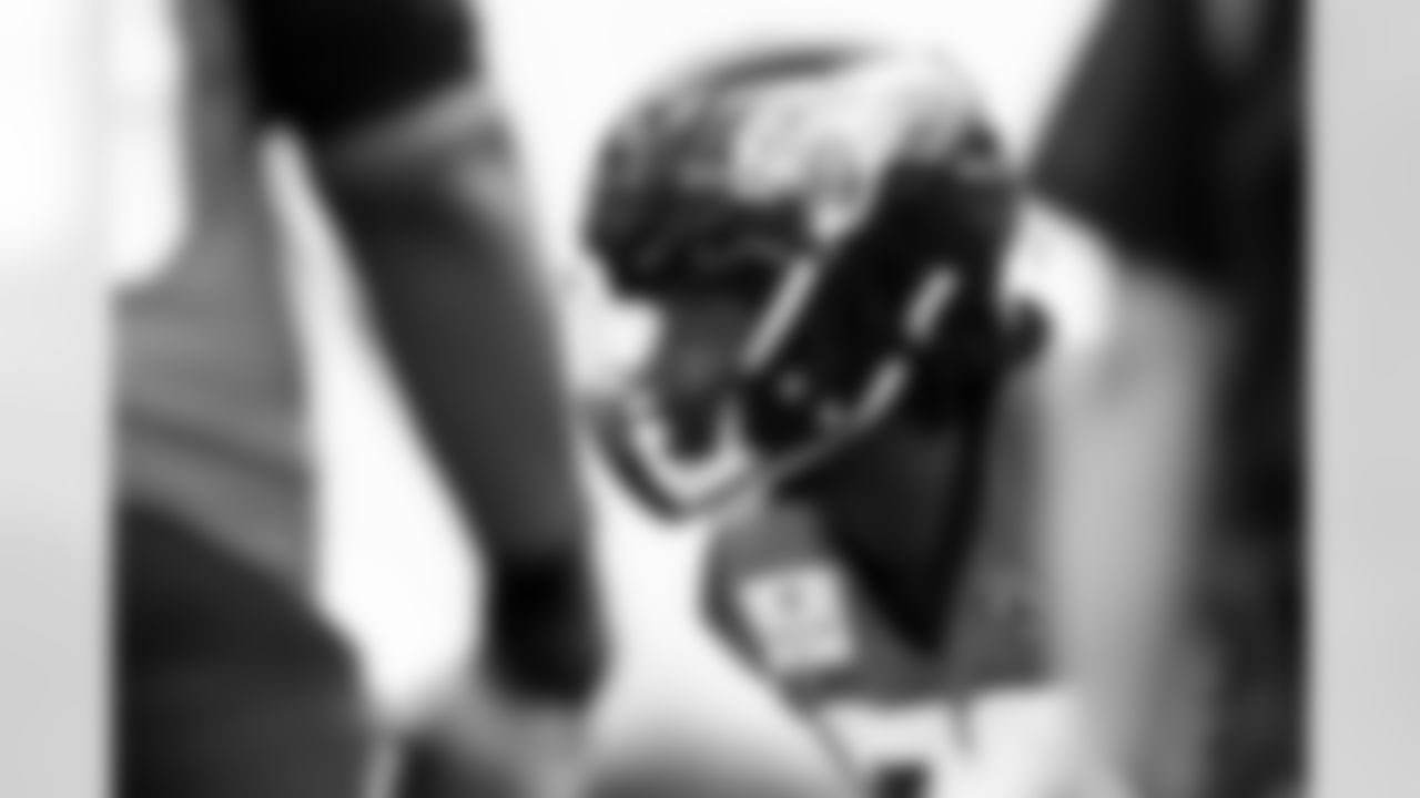 Jaguars offensive lineman Anton Harrison (76) during Mandatory Minicamp at TIAA Bank Field in Jacksonville, FL on June 13, 2023.