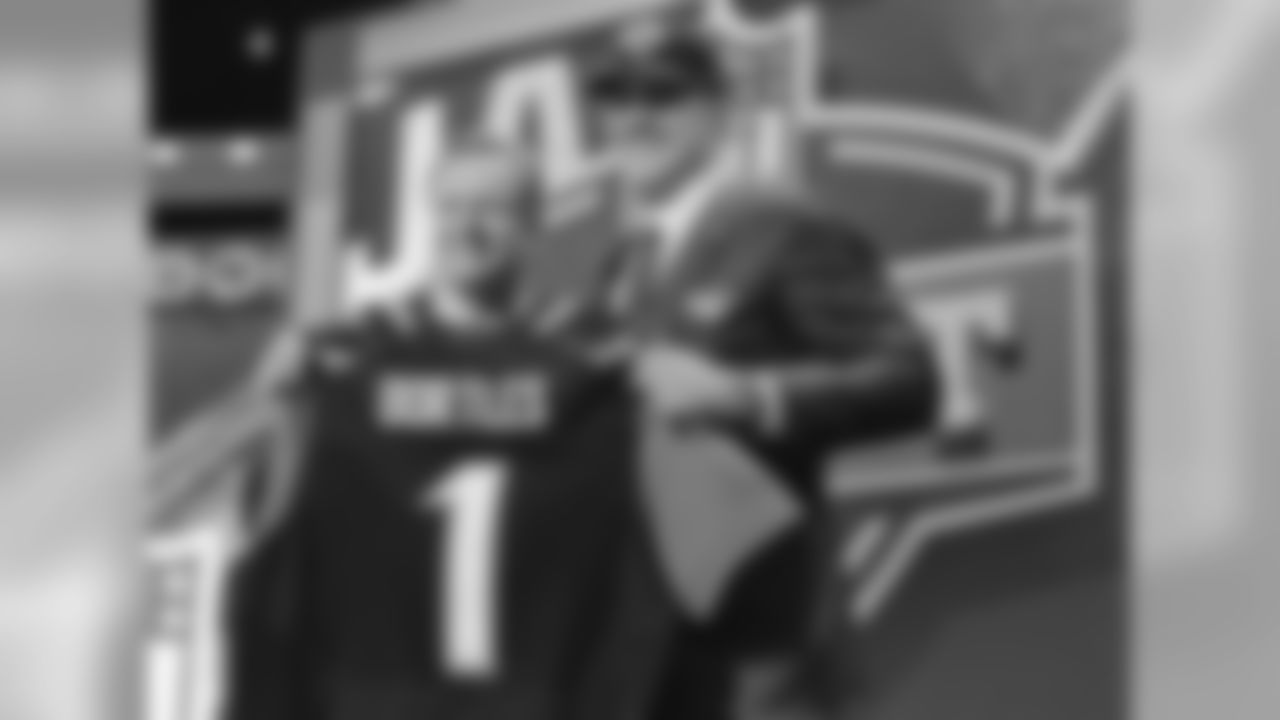 With the third pick in the 2014 NFL Draft, the Jaguars chose quarterback Blake Bortles.