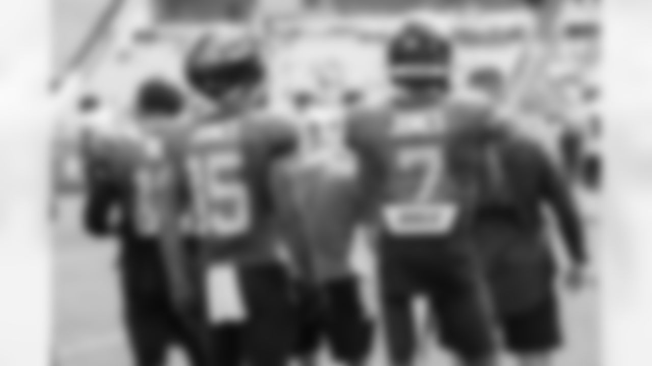2023 Jaguars Training Camp Practice
WR Tim Jones (15) and WR Zay Jones (7)