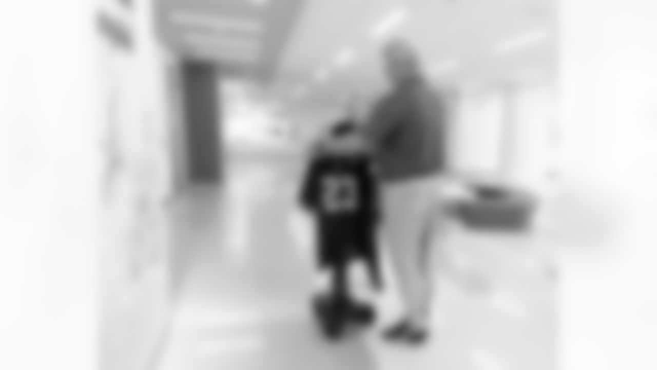 Jacksonville Jaguars head coach Doug Pederson visits Wolfson Children's Hospital on May 24, 2023 in Jacksonville, FL.