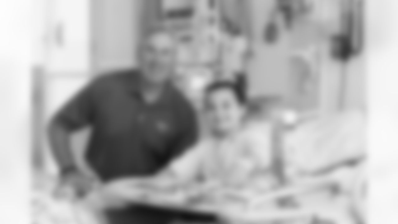 Jacksonville Jaguars head coach Doug Pederson visits Wolfson Children's Hospital on May 24, 2023 in Jacksonville, FL.