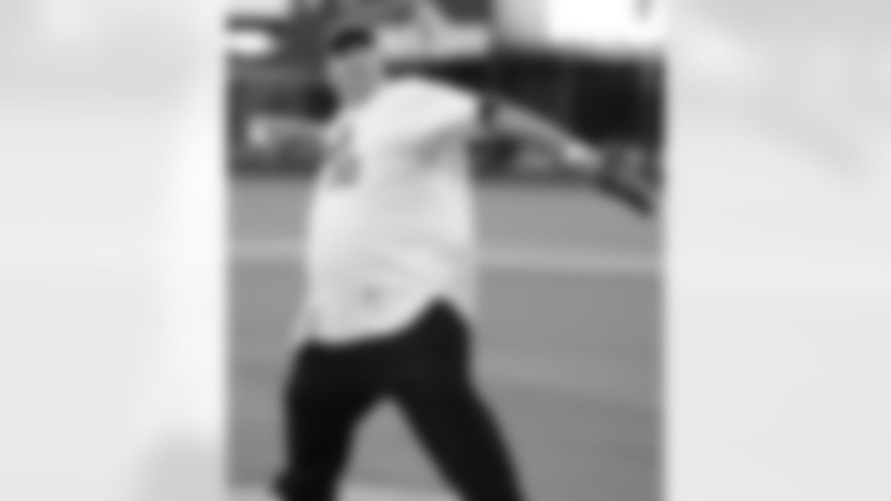 Coach Rex Ryan Throws First Pitch At Mets Vs Padres Game. Credit: Marc Levine, New York Mets